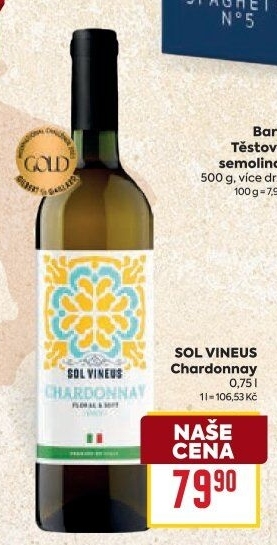 Víno Chardonnay Sol Vineus