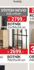 BOTNÍK 70x55x34 cm