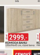 KOMODA BAHL 150x94x45 cm, různé barvy