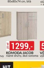KOMODA JACOB různé druhy, dub sonoma