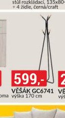 VĚŠÁK GC6741 výška 170 cm