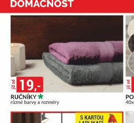 RUČNÍKY různé barvy a rozměry