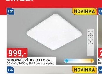 STROPNÍ SVÍTIDLO FLORA
