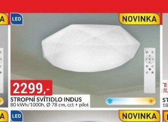 STROPNÍ SVÍTIDLO INDUS