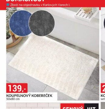 KOUPELNOVÝ KOBEREČEK 50x80 cm