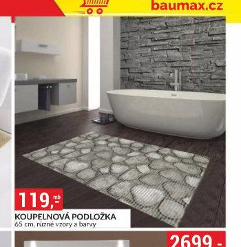 KOUPELNOVÁ PODLOŽKA 65 cm, různé vzory a barvy