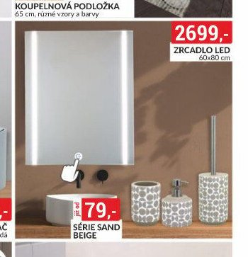 ZRCADLO LED 60x80 cm