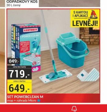 SET POWERCLEAN M mop + náhrada Micro