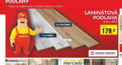 LAMINÁTOVÁ PODLAHA DUB PALERMO