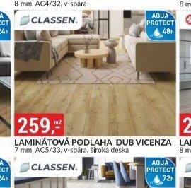 LAMINÁTOVÁ PODLAHA DUB VICENZA