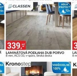 LAMINÁTOVÁ PODLAHA DUB PORVO