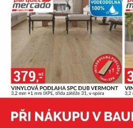 VINYLOVÁ PODLAHA SPC DUB VERMONT