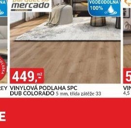 VINYLOVÁ PODLAHA SPC DUB COLORADO