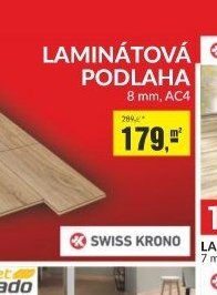 LAMINÁTOVÁ PODLAHA