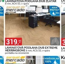LAMINÁTOVÁ PODLAHA DUB EXTREME HERRINGBONE 8 mm, AC5/33, v-spára pokládka na stromeček - bauMax akcniletaky.com