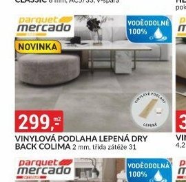 VINYLOVÁ PODLAHA LEPENÁ DRY BACK COLIMA 2 mm, třída zátěže 31