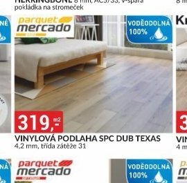 VINYLOVÁ PODLAHA SPC DUB TEXAS 4,2 mm, třída zátěže 31