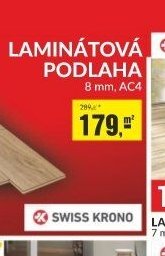 LAMINÁTOVÁ PODLAHA 8 mm, AC4