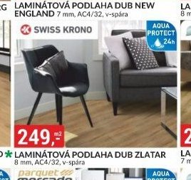 LAMINÁTOVÁ PODLAHA DUB ZLATAR 8 mm, AC4/32, v-spára