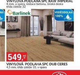 VINYLOVÁ PODLAHA SPC DUB CERES 4,5 mm, třída zátěže 33, v-spára