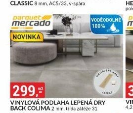 VINYLOVÁ PODLAHA LEPENÁ DRY BACK COLIMA 2 mm, třída zátěže 31