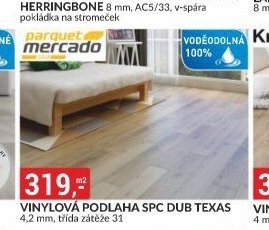 VINYLOVÁ PODLAHA SPC DUB TEXAS 4,2 mm, třída zátěže 31