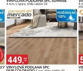 VINYLOVÁ PODLAHA SPC DUB COLORADO 5 mm, třída zátěže 33