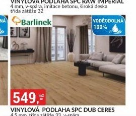 VINYLOVÁ PODLAHA SPC DUB CERES 4,5 mm, třída zátěže 33, v-spára