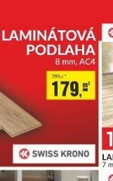 LAMINÁTOVÁ PODLAHA 8 mm, AC4