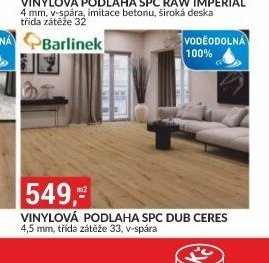 VINYLOVÁ PODLAHA SPC DUB CERES 4,5 mm, třída zátěže 33, v-spára