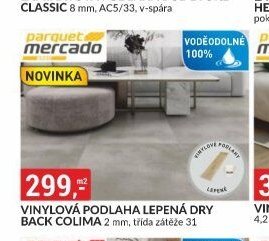 Vinylová podlaha lepená Dry Back Colima 2 mm, třída zátěže 31