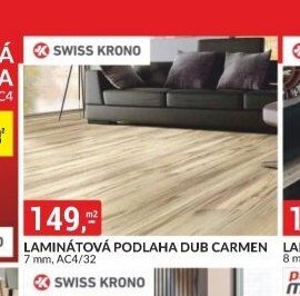 Laminátová podlaha Dub Carmen 7 mm, AC4/32