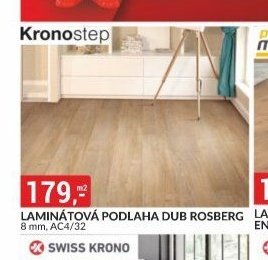 Laminátová podlaha Dub Rosberg 8 mm, AC4/32