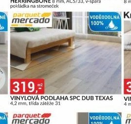 Vinylová podlaha SPC Dub Texas 4,2 mm, třída zátěže 31
