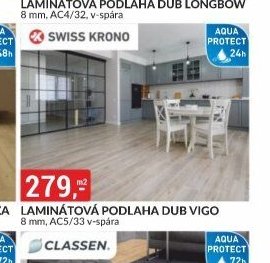 Laminátová podlaha Dub Vigo 8 mm, AC5/33, v-spára