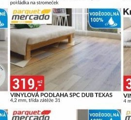 Vinylová podlaha SPC Dub Texas 4,2 mm, třída zátěže 31