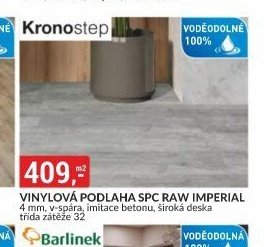 Vinylová podlaha SPC Raw Imperial 4 mm, v-spára, imitace betonu, široká deska, třída zátěže 32 - bauMax akcniletaky.com