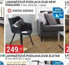 LAMINÁTOVÁ PODLAHA DUB ZLATAR 8 mm, AC4/32, v-spára