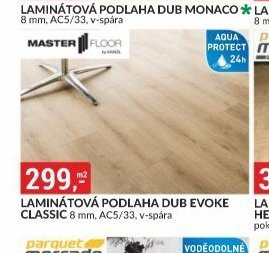 LAMINÁTOVÁ PODLAHA DUB EVOKE CLASSIC 8 mm, AC5/33, v-spára