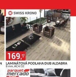 LAMINÁTOVÁ PODLAHA DUB ALDABRA 8 mm, AC4/32
