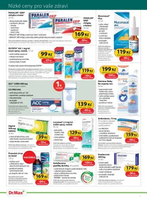 akční leták Dr. Max 1.10.2025-31.10.2025