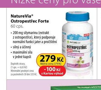NatureVia Ostropestřec Forte 60 ks