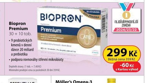 Biopron Premium 30 + 10 tob.