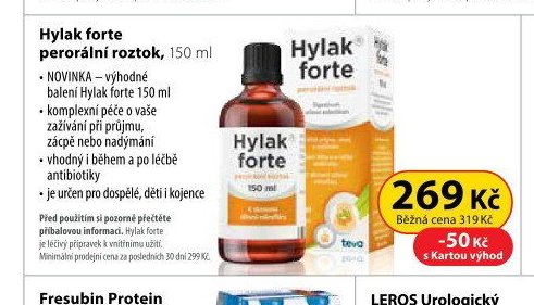 Hylak forte perorální roztok, 150 ml
