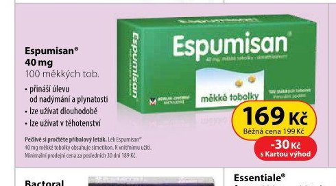 Espumisan 40 mg 100 měkkých tob.