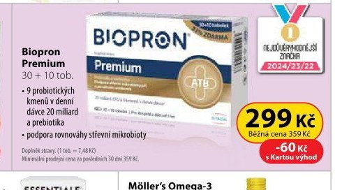 Biopron Premium 30 + 10 tob.
