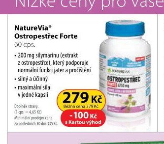 NatureVia Ostropestřec Forte