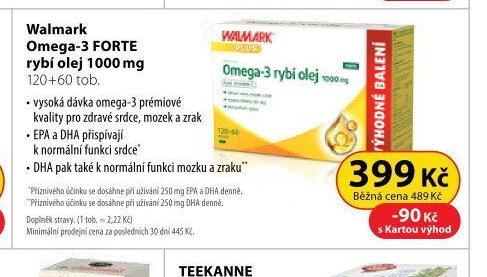 Walmark Omega-3 FORTE