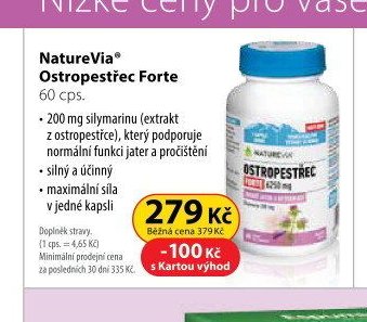 NatureVia Ostropestřec Forte 60 ks