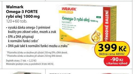 Walmark Omega-3 FORTE